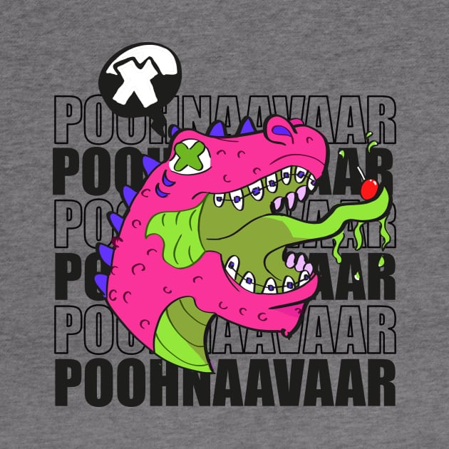 Tyranosuarus Mutant Dinosuar T-shirts by PoohNaaVaar